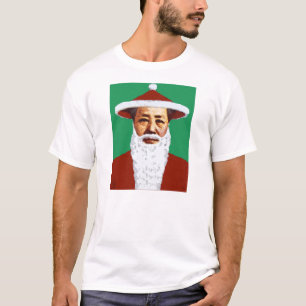 Mao Merry Pop Art Santa Claus T-shirt