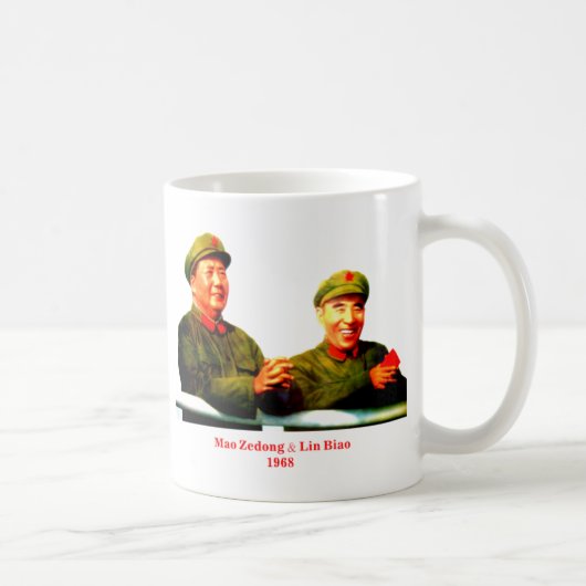 Mao Zedong en Lin Biao 1968 Koffiemok (Rechts)