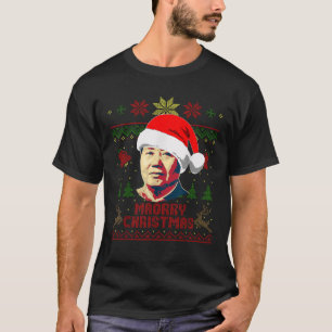 Mao Zedong Grappig Kerstfeest T-shirt