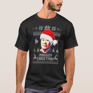 Mao Zedong Maorry Kerstkerst T-shirt