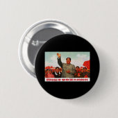 Mao Zedong Ronde Button 5,7 Cm (Voorkant /achterkant)