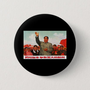 Mao Zedong Ronde Button 5,7 Cm