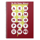 Maori Alphabet Learning Te Reo Notitieboek (Voorkant)