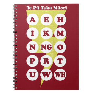 Maori Alphabet Learning Te Reo Notitieboek