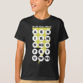 Maori Alphabet Learning Te Reo T-shirt (Voorkant)