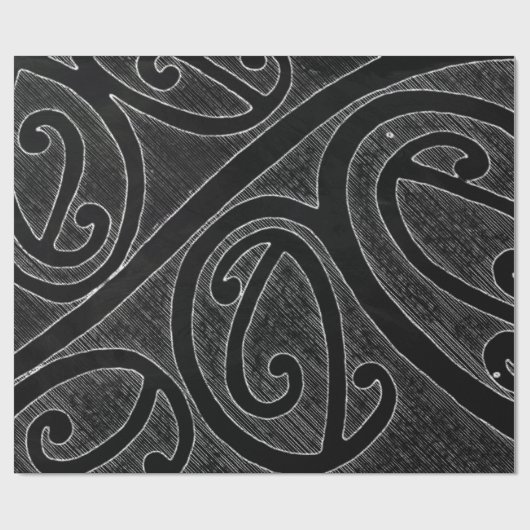 Maori Art | Luxe bruiloften Cadeaupapier (Vlak)