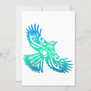 Maori Bird Flying Hei Manu - Cadeau Idee Kaart
