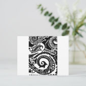 maori briefkaart (Staand voorkant)