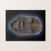 Maori Carved Mask Legpuzzel (Horizontaal)