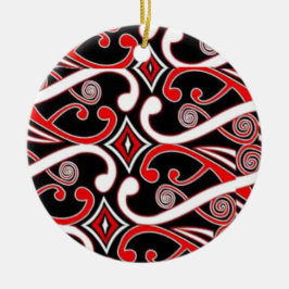 maori design 2 keramisch ornament