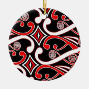 maori-design keramisch ornament