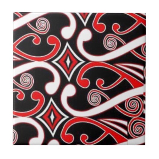 maori-design tegeltje (Voorkant)