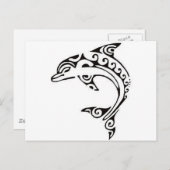 Maori Dolphin Briefkaart (Voorkant / Achterkant)