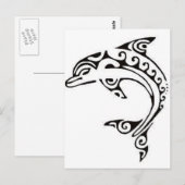 Maori Dolphin Briefkaart (Voorkant / Achterkant)