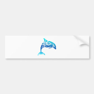 Maori Dolphin Polynesië Tribaal Tattoo Gift Idea Bumpersticker