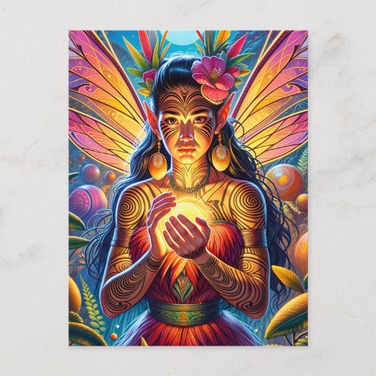 Māori Fairy Briefkaart (Voorkant)