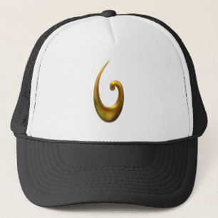 Maori Fish Hood - Gold Trucker Pet