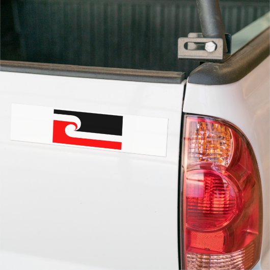 Maori Flag Bumpersticker (Op Truck)