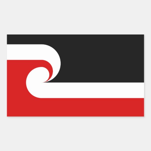Māori flag Stickers (Voorkant)