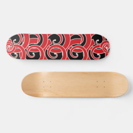 Maori-geïnspireerde spiraal skateboard