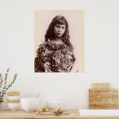 Māori Girl Poster (Keuken)