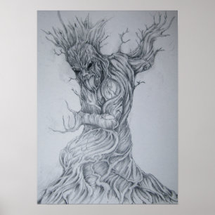 Maori Gods, Tane Mahuta. God van het bos Poster