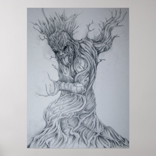 Maori Gods, Tane Mahuta. God van het bos Poster (Voorkant)