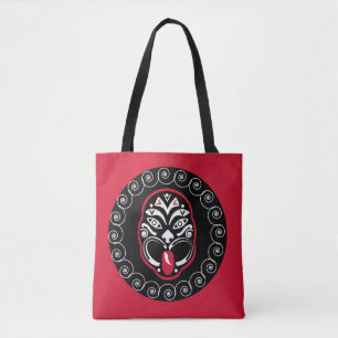 Maori Haka Nieuw-Zeeland Native Art Decor Draagtas
