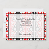 Maori Kowhaiwhai Invitation à la douche nuptiale (Dos)