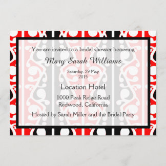 Maori Kowhaiwhai Invitation à la douche nuptiale