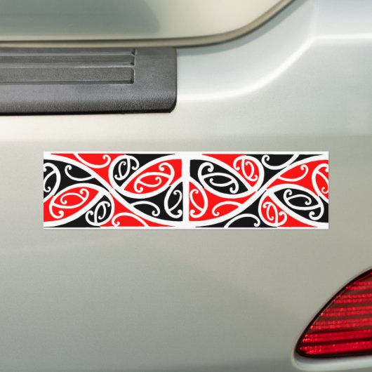 Maori Kowhaiwhai Pattern 1 Sticker (Op auto)