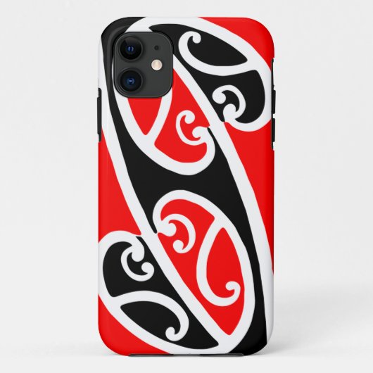 Maori Kowhaiwhai Pattern 2 Case-Mate iPhone Case (Achterkant)