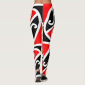 Maori Kowhaiwhai Pattern 2 Leggings (Achterkant)