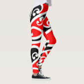 Maori Kowhaiwhai Pattern 2 Leggings (Rechts)