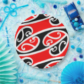 Maori Kowhaiwhai Pattern 2 Papieren Bordje (Feest)