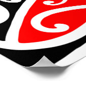 Maori Kowhaiwhai Pattern 2 - Poster (Hoek)