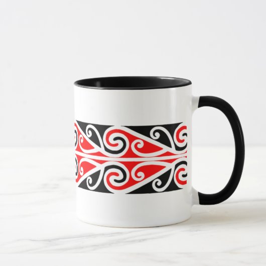 Maori Kowhaiwhai Pattern 5 - Mok (Rechts)