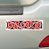 Maori Kowhaiwhai Pattern 6 Sticker (Op auto)