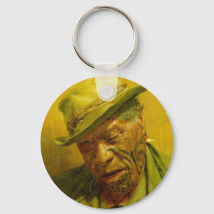 Maori-kunst door CF Goldie-Sleutelhangers Sleutelhanger