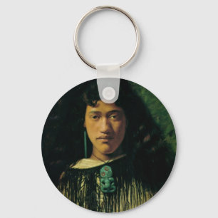Maori-kunst door CF Goldie-Sleutelhangers Sleutelhanger