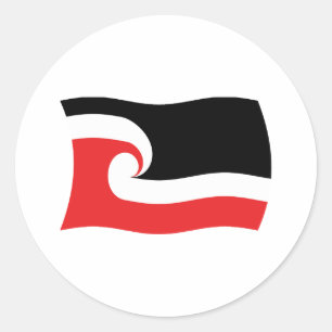 Maori Mensen Vlag Sticker