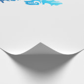 Maori New Zealand Map Tribal Tattoo Gift Idea Cadeaupapier (Hoek)