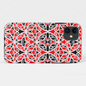 Maori New Zealand Tribal Art Pattern Case-Mate iPhone Case (Achterkant (horizontaal))