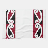 Maori Pattern Koru Theedoek (Horizontaal)
