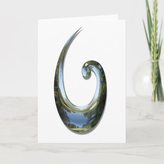Maori Poisson Hook - Carte Chrome (Devant)