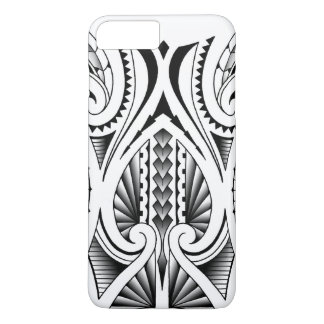 Maori / Polynesiaans tribaal tattoo patroon iPhone 8 Plus / 7 Plus Hoesje