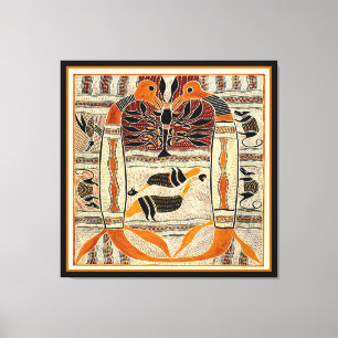 Maori-stam Dierlijke Geesten Canvas Afdruk