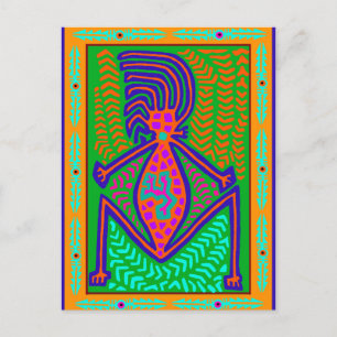 Maori-stam-moeder van de wereld briefkaart