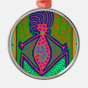 Maori-stam-moeder van de wereld metalen ornament