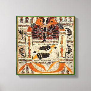 Maori-stamfolklore Canvas Afdruk